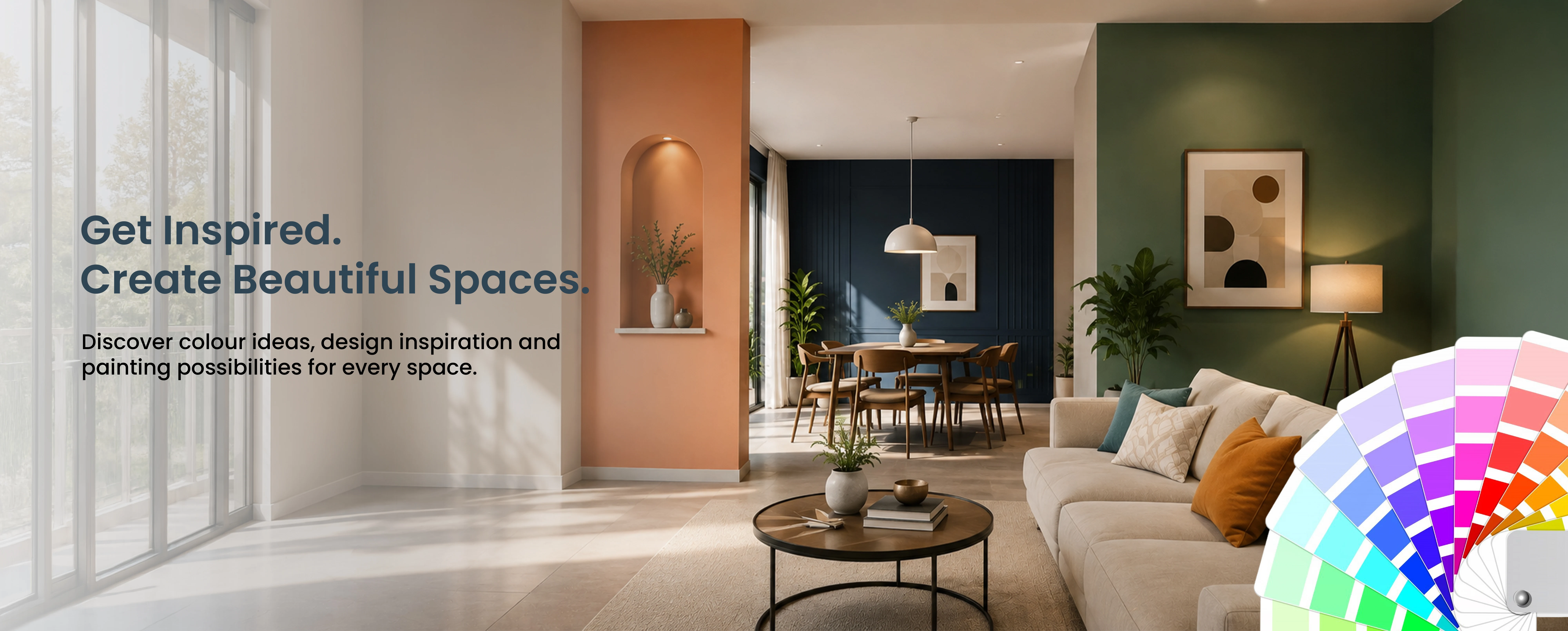 Technopaints inspiration moodboard — interior, exterior, palettes and colour ideas